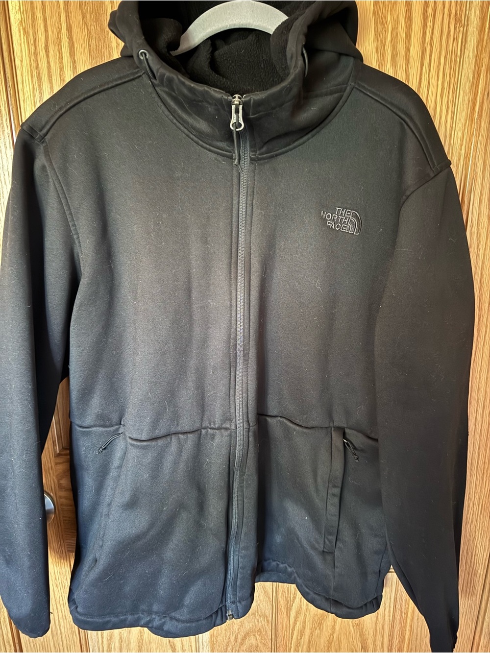 The North Face Black Lightweight Hooded Zip Jacket